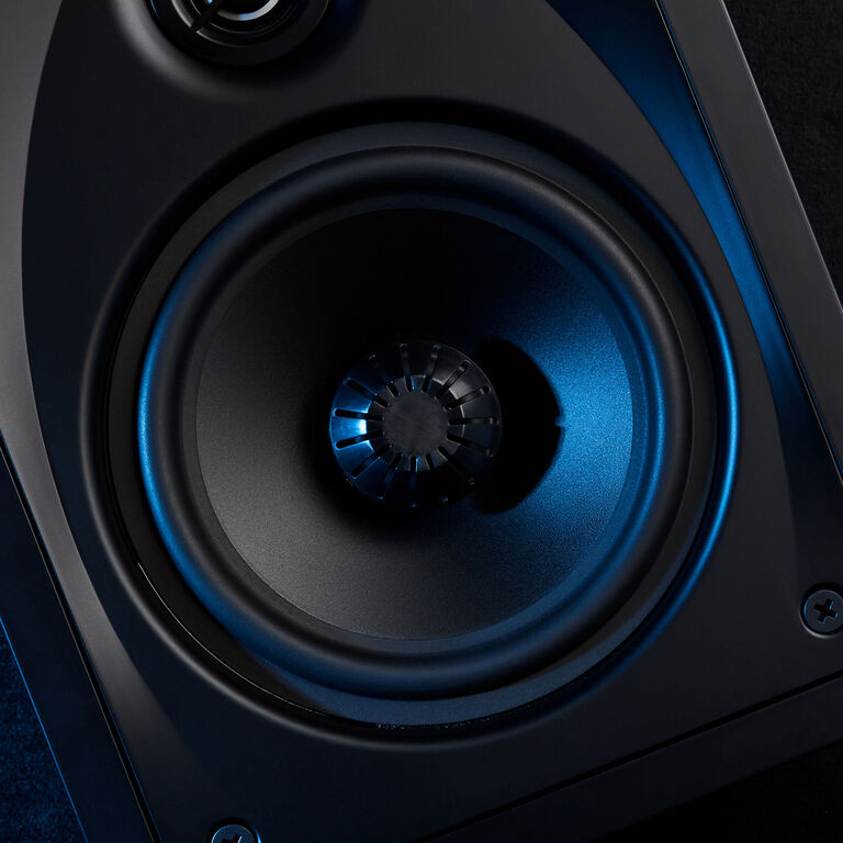 Premium BDSS Woofers with Linear Response Waveguide for robust mids and lows and the ultimate sweet spot