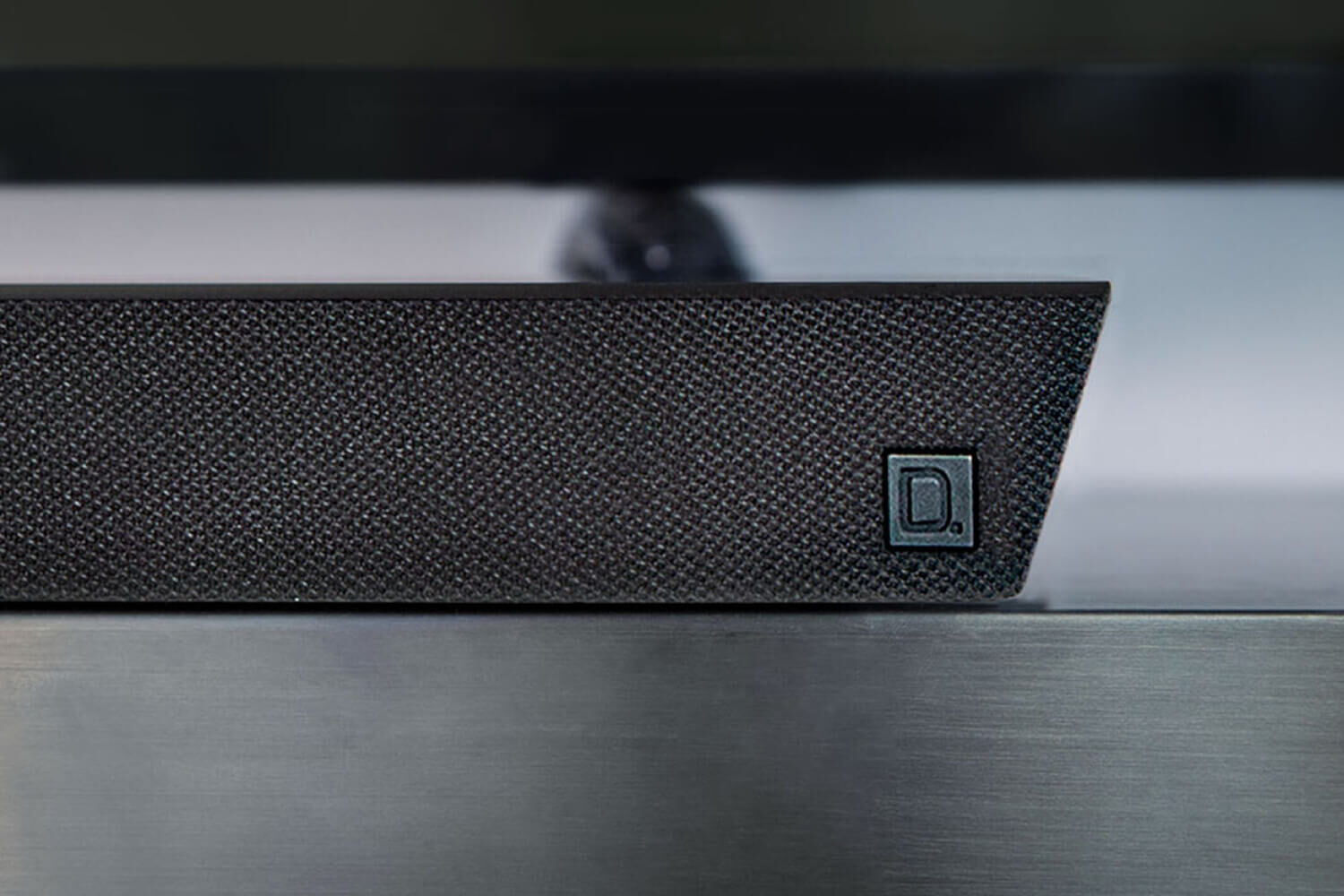 A close up image of a sound bar.
